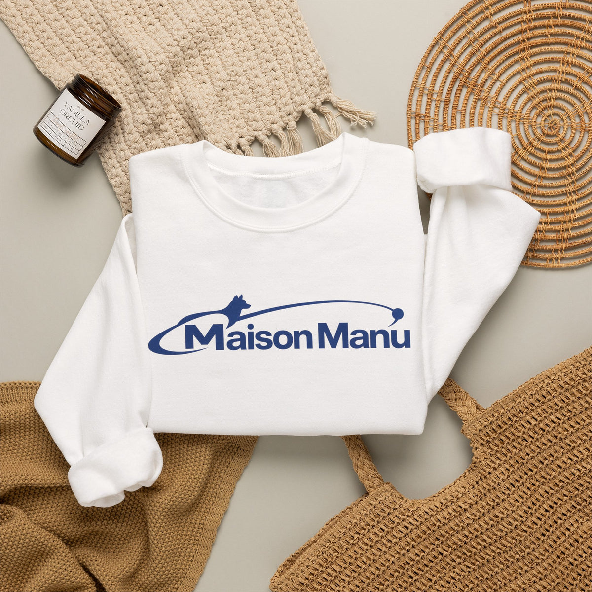 Maison Manu｜Orbit Corgi Sweatshirt