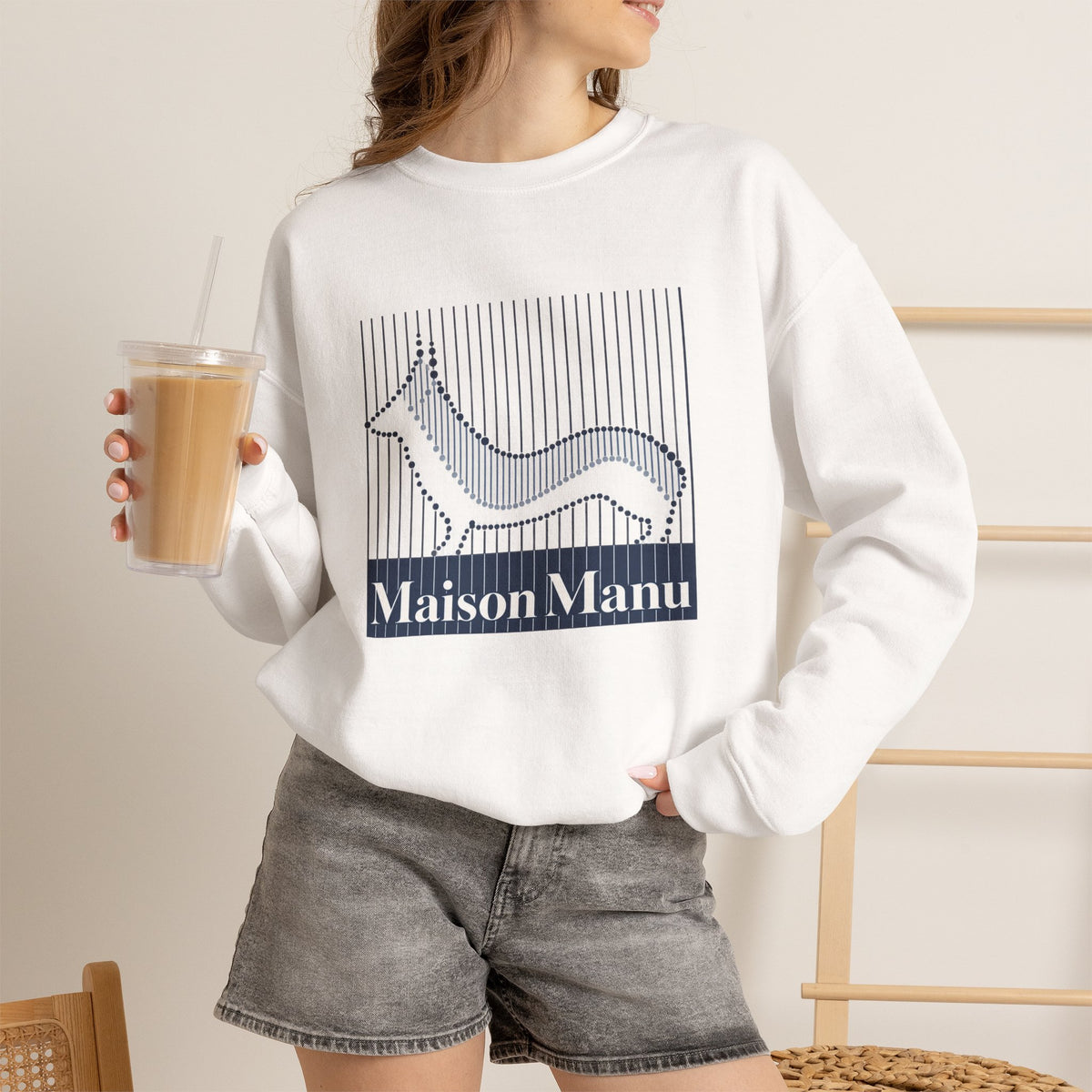 Maison Manu｜Corgi Line Sweatshirt