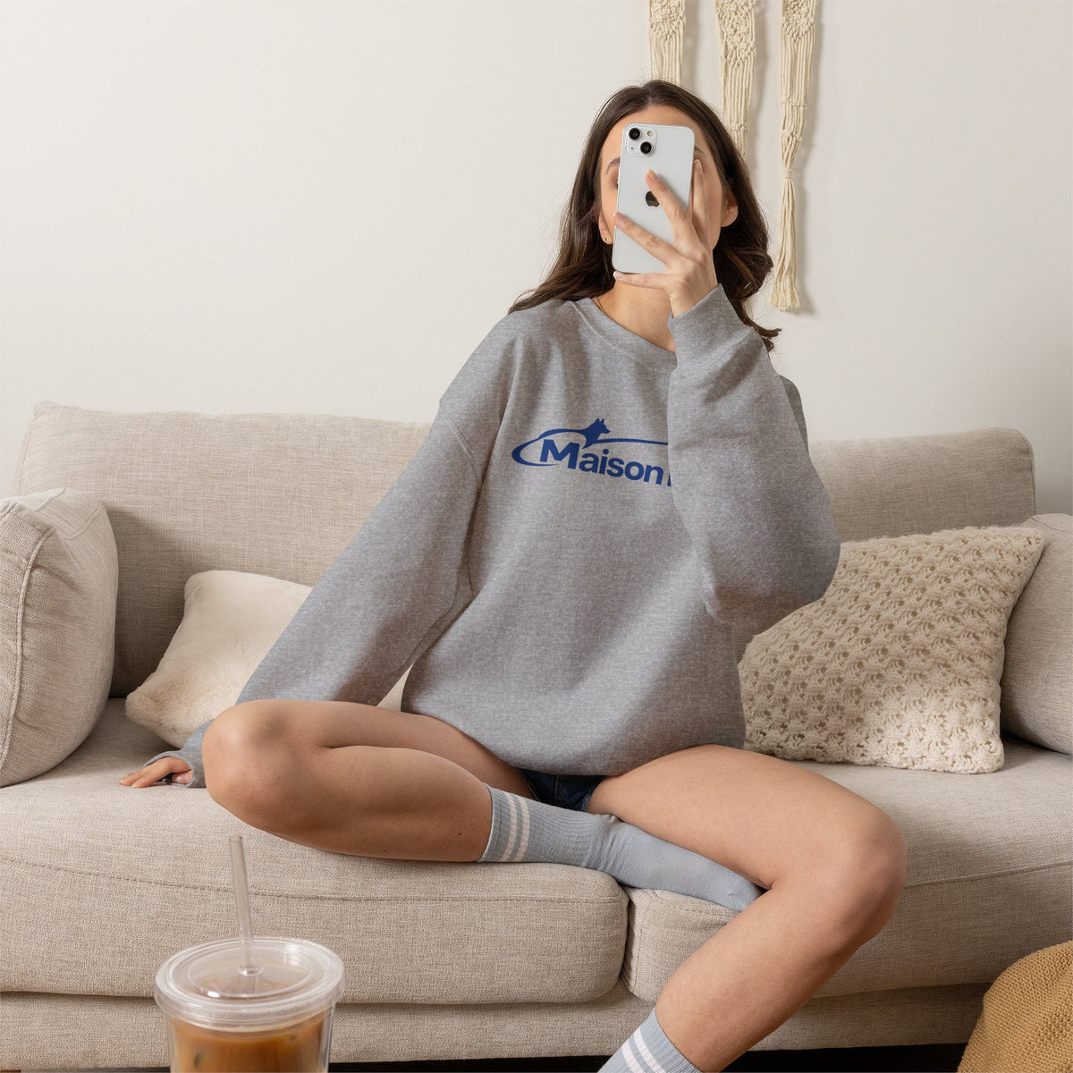Maison Manu｜Orbit Corgi Sweatshirt