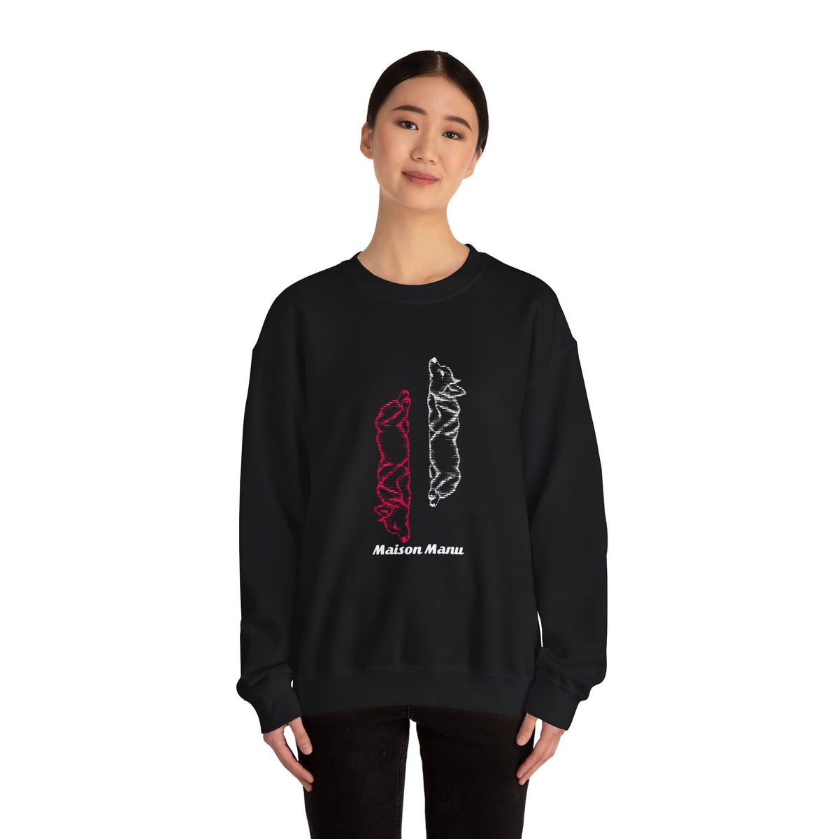 Maison Manu｜Dual Corgi Sweatshirt