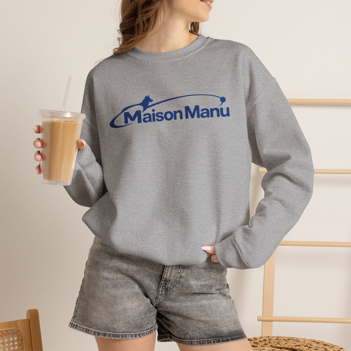 Maison Manu｜Orbit Corgi Sweatshirt