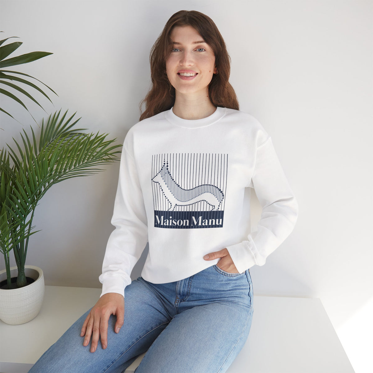 Maison Manu｜Corgi Line Sweatshirt
