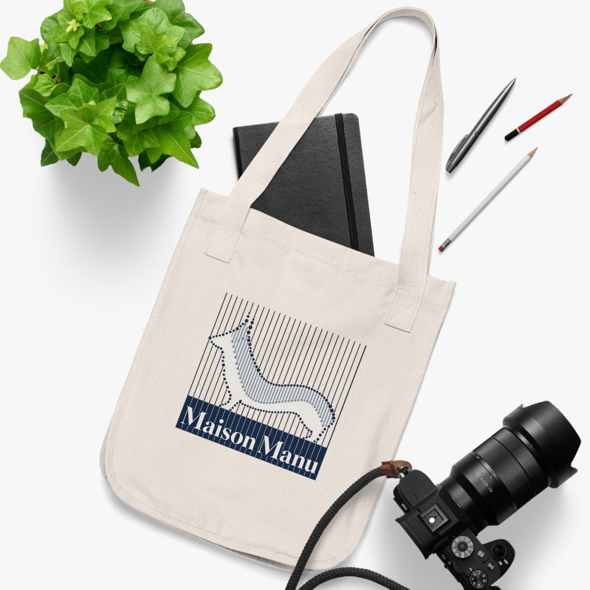 Maison Manu｜Corgi Line Tote Bag