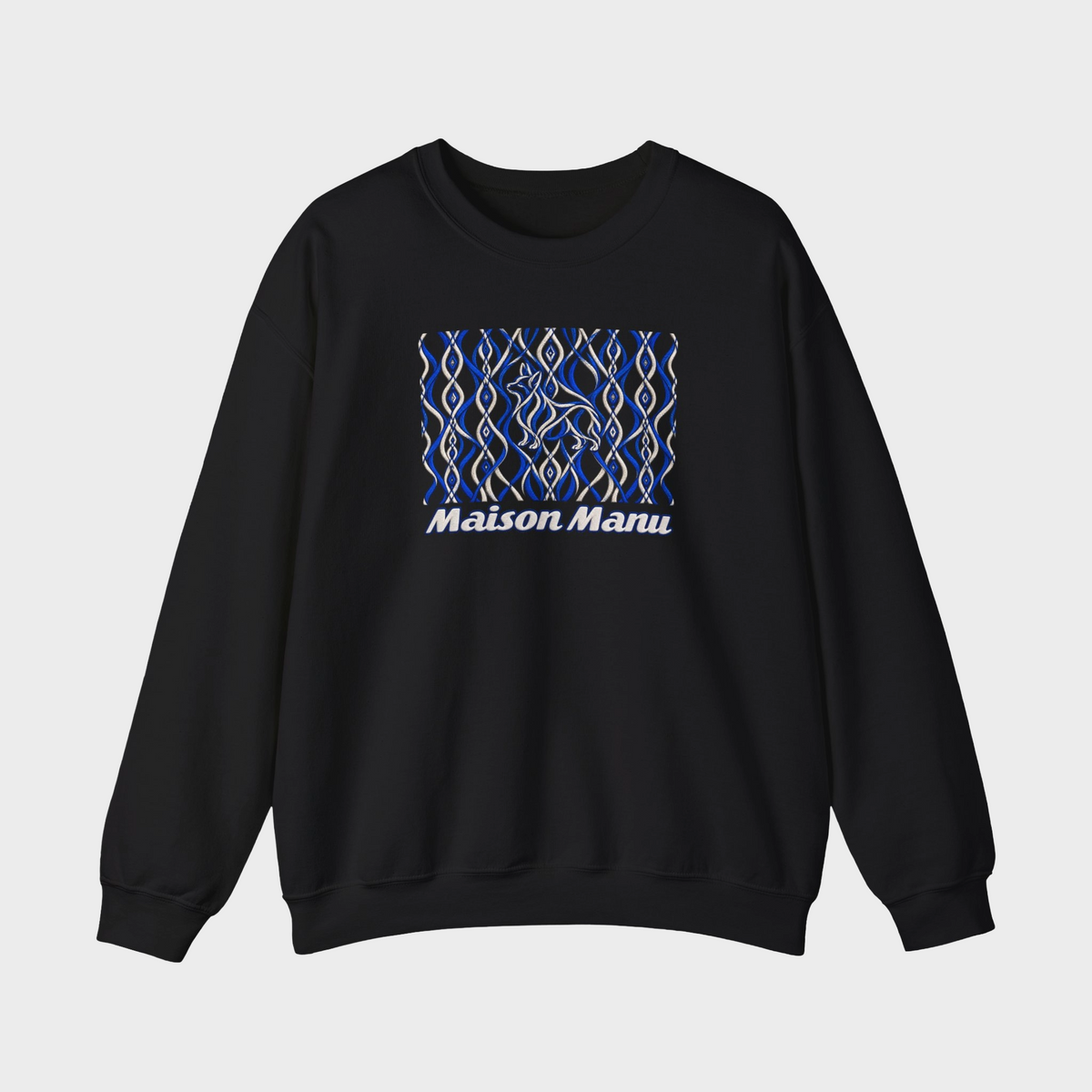 Maison Manu｜Royal Weave Corgi Sweatshirt
