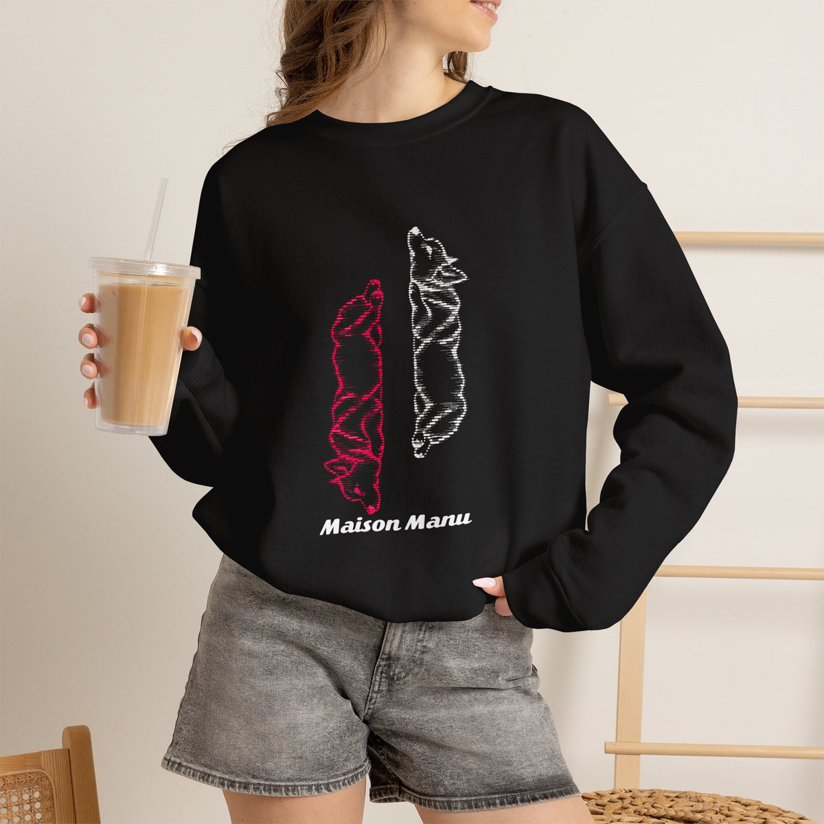 Maison Manu｜Dual Corgi Sweatshirt
