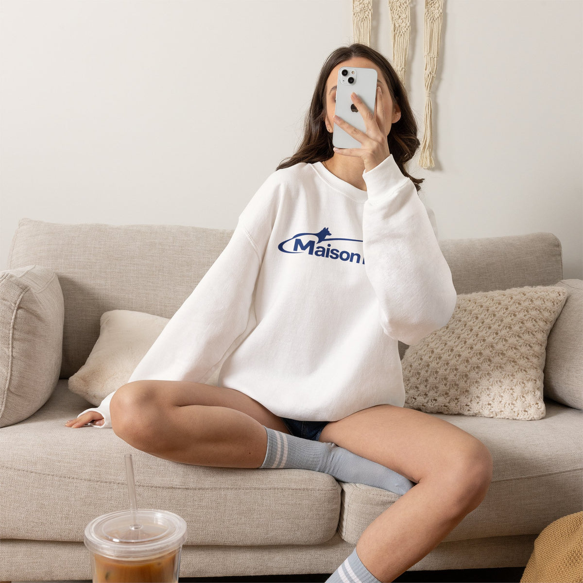 Maison Manu｜Orbit Corgi Sweatshirt
