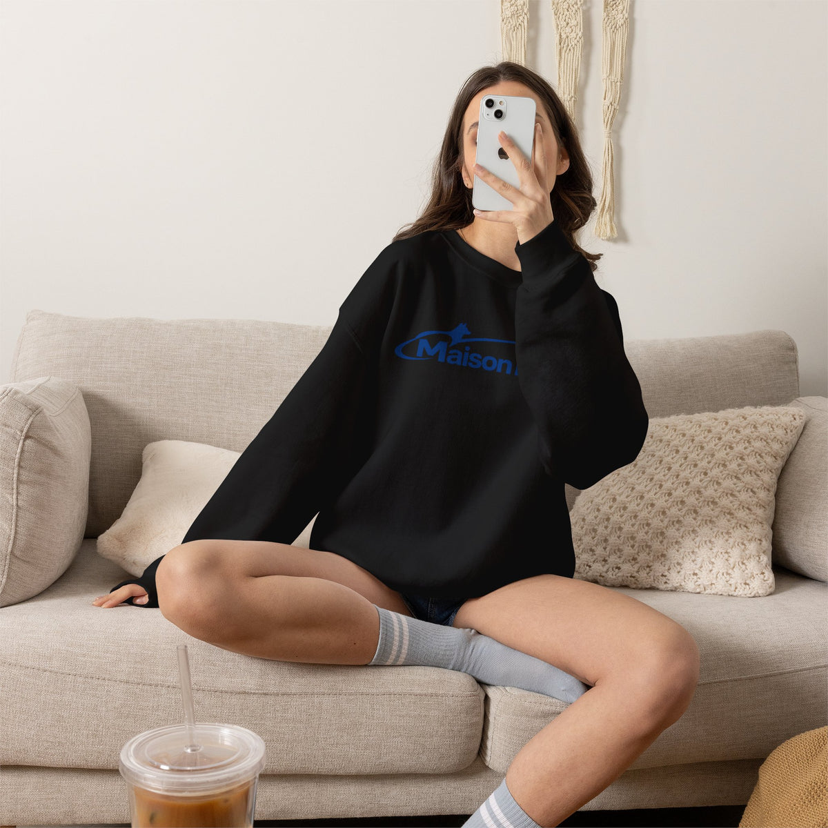 Maison Manu｜Orbit Corgi Sweatshirt