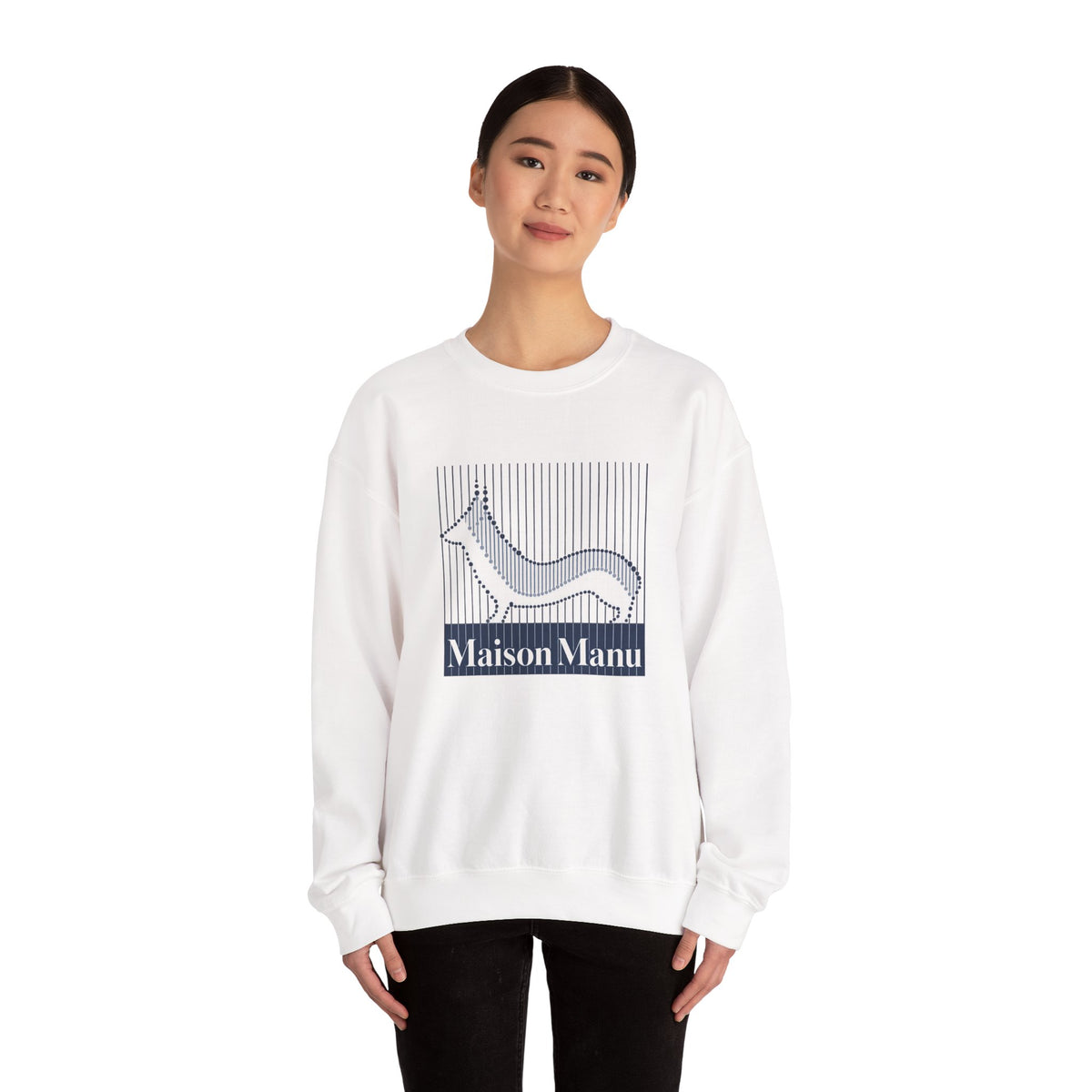 Maison Manu｜Corgi Line Sweatshirt