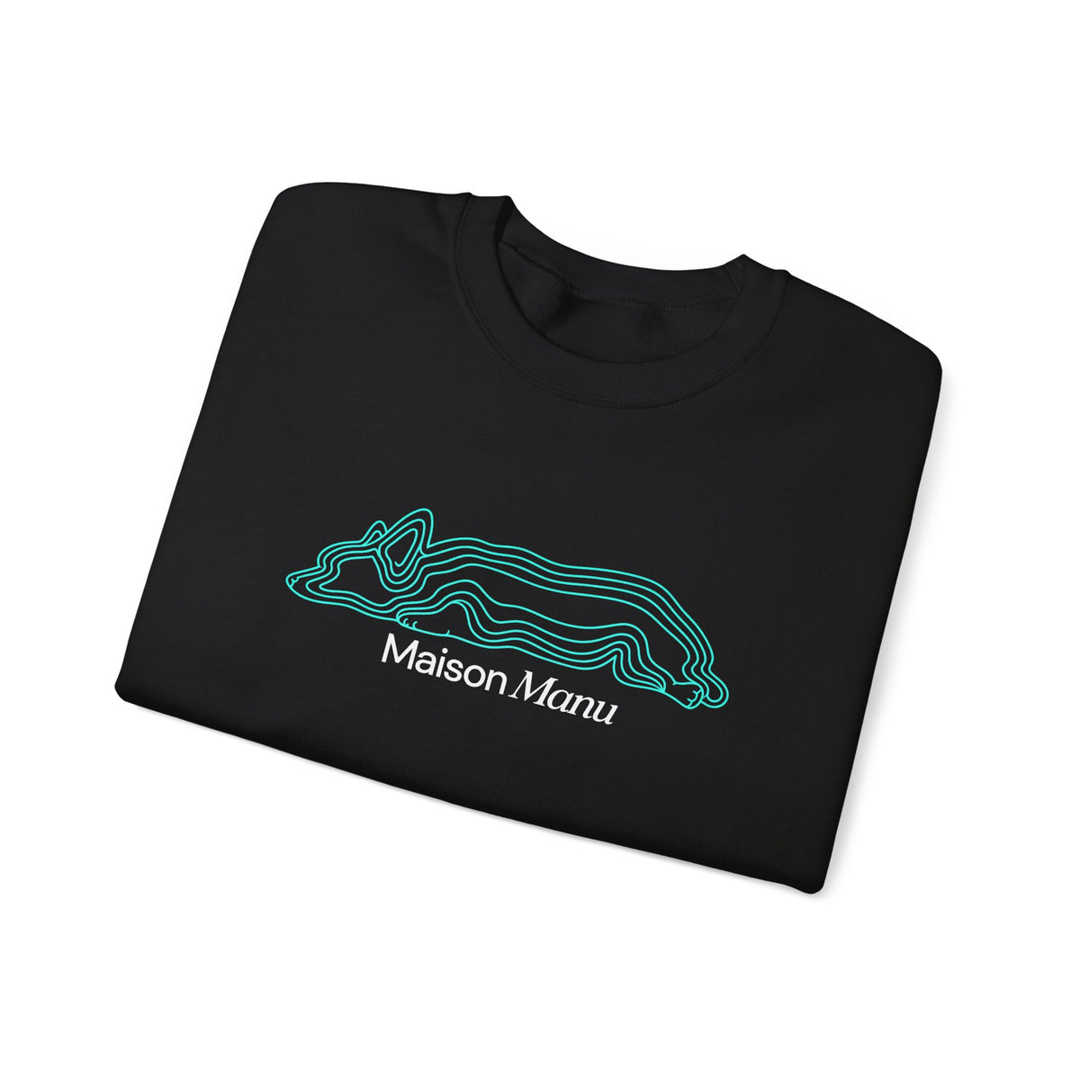 Maison Manu｜Contour Corgi Sweatshirt