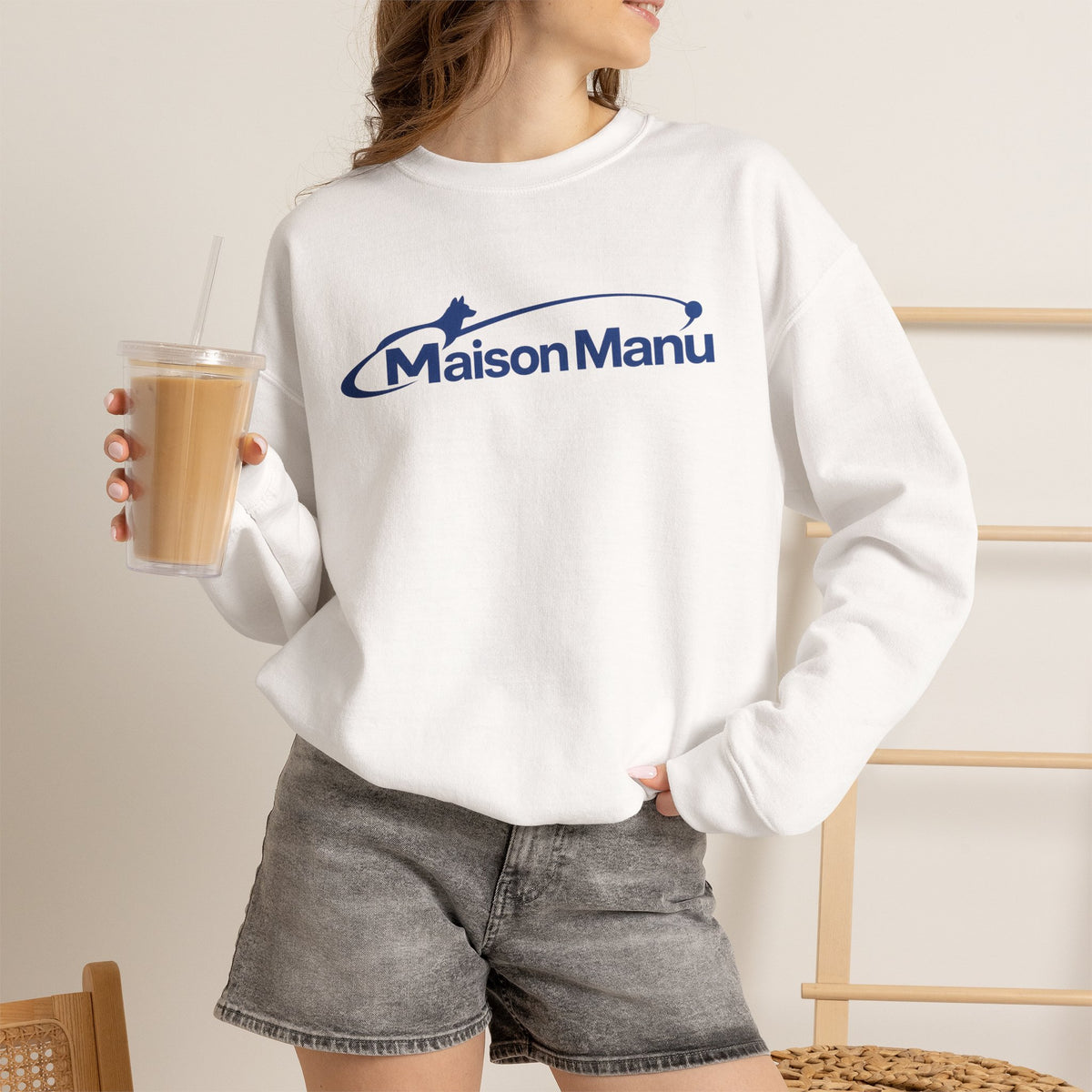 Maison Manu｜Orbit Corgi Sweatshirt